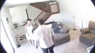 Cheating Wife Caught By Husband's Hidden Camera,  From Sex With Babysitter