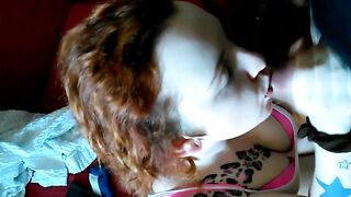 Daddy's Little Slut, Blonde Bombshell Daughter Sucks His Dick Raw