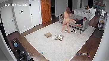 Daughter with Big Tits Gets Nailed by Her Own Father on hacked ip Camera