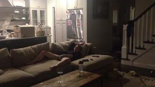 Sly Wife Caught Masturbating on Hidden Cam - Miss Two-Faced Finally Caught!