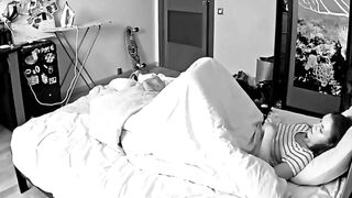 Caught on Hidden Cam! Horny Wife Watching Porn and Masturbating Solo