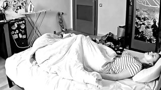 Caught on Hidden Cam! Horny Wife Watching Porn and Masturbating Solo