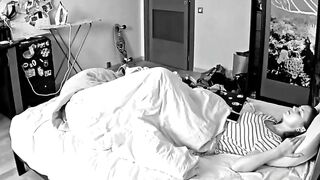 Caught on Hidden Cam! Horny Wife Watching Porn and Masturbating Solo