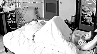 Caught on Hidden Cam! Horny Wife Watching Porn and Masturbating Solo