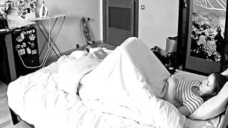 Caught on Hidden Cam! Horny Wife Watching Porn and Masturbating Solo