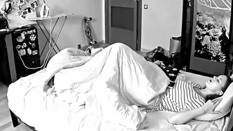 Caught on Hidden Cam! Horny Wife Watching Porn and Masturbating Solo