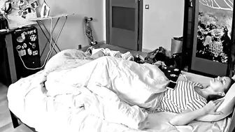 Caught on Hidden Cam! Horny Wife Watching Porn and Masturbating Solo