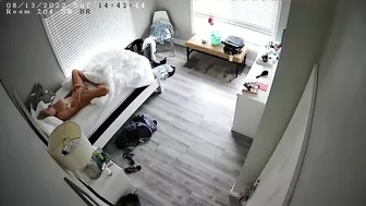 Spy Cam Captures Naughty Wife's Horny Antics, her Masturbate