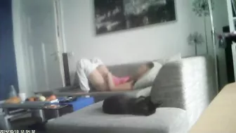 Deceitful Spouse Claims No Self-Pleasure, But Covert Footage Shows Her Wildly Plunging Fingers Into Slick Slit