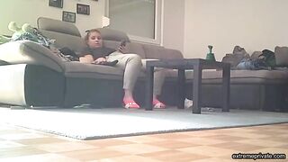 Caught mom masturbating with new dildo - Spying on her secret pleasure