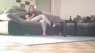 Caught mom masturbating with new dildo - Spying on her secret pleasure