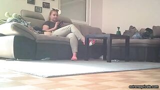 Caught mom masturbating with new dildo - Spying on her secret pleasure