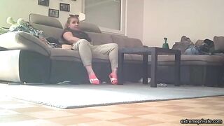 Caught mom masturbating with new dildo - Spying on her secret pleasure