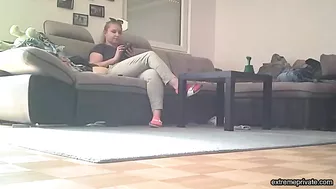 Caught mom masturbating with new dildo - Spying on her secret pleasure