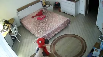 Skinny, Horhy Sister Caught on IPCAM, Hot Hottie Masturbates to Porn