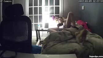 Spy on Hot Japanese Mom with Glasses Masturbating with Your IPCAM - Leaked Video!