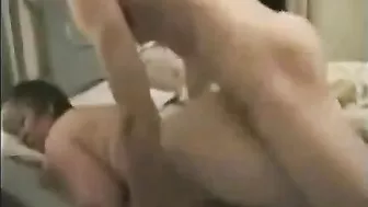 Fat mom is going to get knocked up in a taboo sex session with PRONE SEX