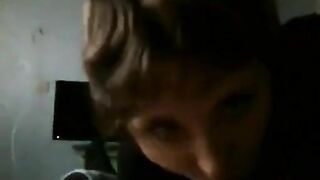 Mommy wants to play with his cock and she is sucking it attentively