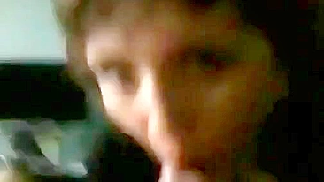 Mommy wants to play with his cock and she is sucking it attentively