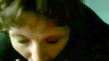 Mommy wants to play with his cock and she is sucking it attentively