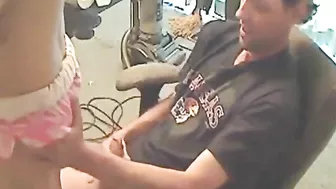 Sexy teen girl is going to enjoy her daddy's fuckstick in a taboo movie