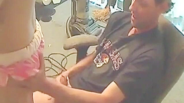 Sexy teen girl is going to enjoy her daddy's fuckstick in a taboo movie