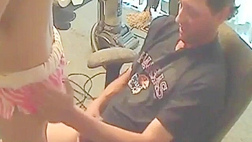 Sexy teen girl is going to enjoy her daddy's fuckstick in a taboo movie