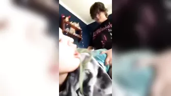 Fucking that tight cunt sister from behind to make her scream louder