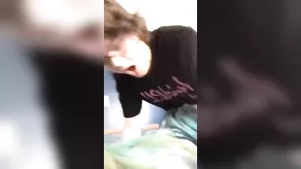 Fucking that tight cunt sister from behind to make her scream louder