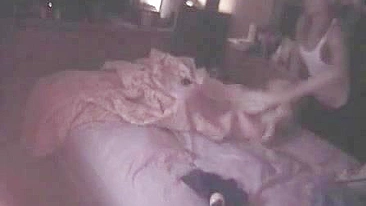 Real siblings showing incest desires and getting right off on a bed