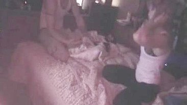 Real siblings showing incest desires and getting right off on a bed