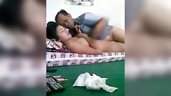 Dad and daughter from Asia are going to fuck around with one another