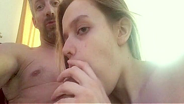 Cheery daughter is going to suck cock and then get fucked deeply too