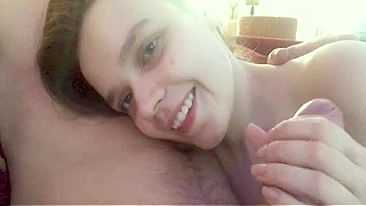 Cheery daughter is going to suck cock and then get fucked deeply too