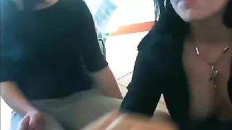 Brunette momma showing what she is capable of in a foot fetish scene