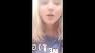 Blonde sister is going to showcase her incest desires in a hot movie