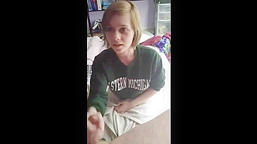 Throbbing, meaty daddy dick is the tastiest thing for a girl like her