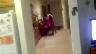 Party fun with a girl who is ready to bounce on his big boner, INCEST STYLE