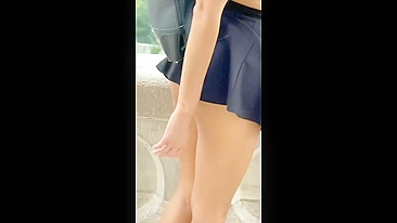 Sister refuses to wear panties wherever she goes in a taboo scene here