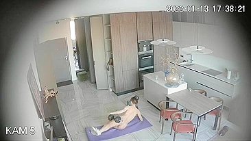 Nudity and pleasure featured in a taboo incest scene with a mommy