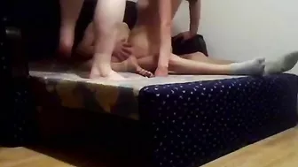 Mommy getting fucked by all the men in the family to pure orgasms