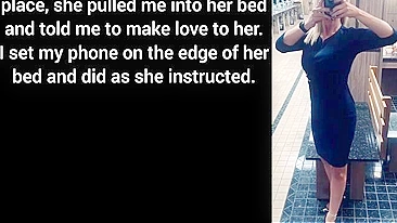 Incest tale showing a horny mom who wants to get fucked by him too