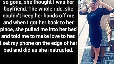 Incest tale showing a horny mom who wants to get fucked by him too