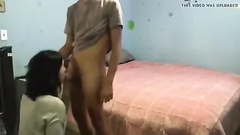 Mom and son incest movie with deep missionary fucking and real orgasms