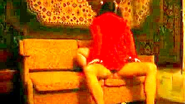 Daddy's dick is at least ten inches long and her fuckhole needs it