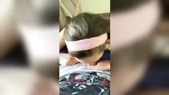 Fantastic sucking session from a cute girl who wants to get throated hard