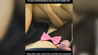 Parent porn showing a good looking hottie fucked by her own taboo son