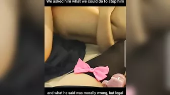 Parent porn showing a good looking hottie fucked by her own taboo son