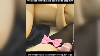 Parent porn showing a good looking hottie fucked by her own taboo son