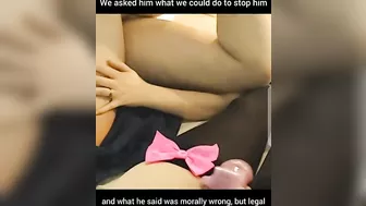 Parent porn showing a good looking hottie fucked by her own taboo son